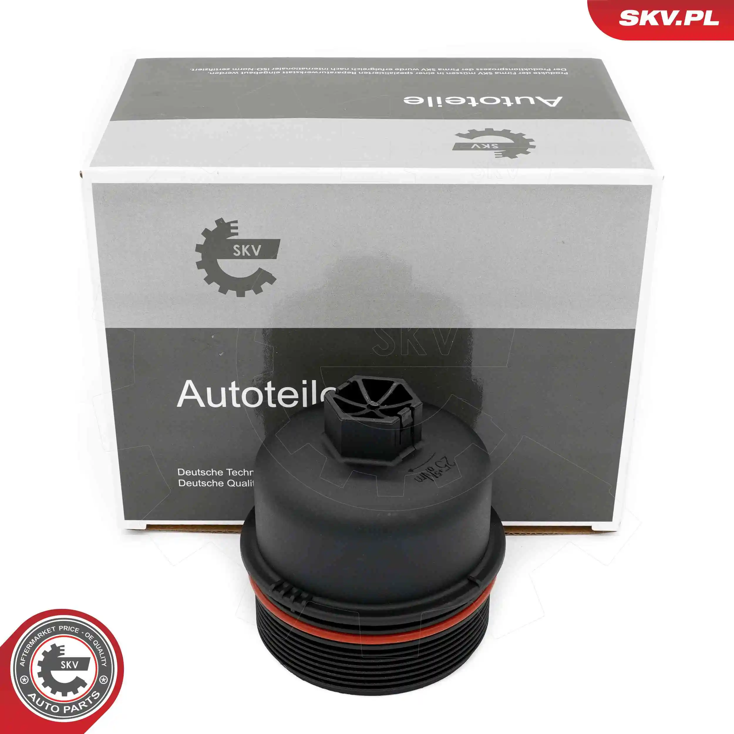 Cap, oil filter housing